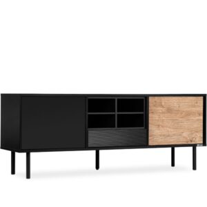 wohnli-moebel-suche-TV-Schrank-im-Loft-Stil-schwarz Wohnli Möbelsuche - TV-Schrank im Loft-Stil