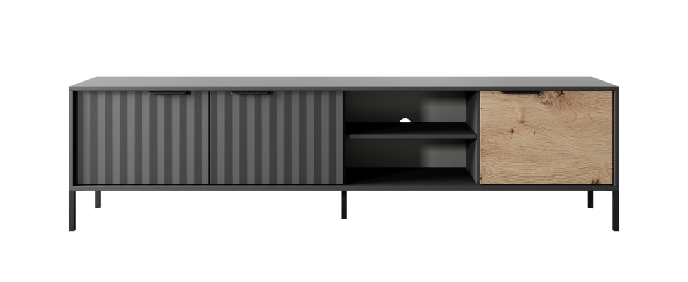 wohnli-moebel-suche-TV-Staender-Holzeffekt-Beige Wohnli Möbelsuche - TV-Ständer Holzeffekt Beige