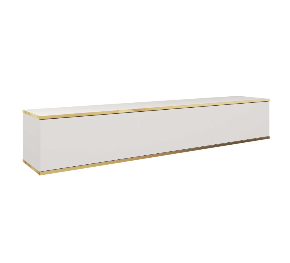 wohnli-moebel-suche-TV-Staender-Holzeffekt-Weiss-und-Creme Wohnli Möbelsuche - TV-Ständer Holzeffekt Weiß und Creme