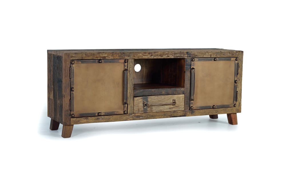 wohnli-moebel-suche-TV-Staender-aus-recyceltem-Holz-und-Metall Wohnli Möbelsuche - TV-Ständer aus recyceltem Holz und Metall