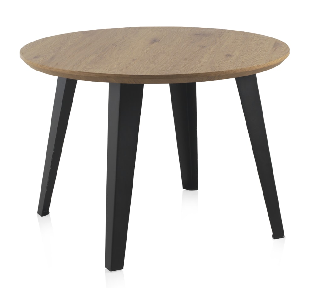 wohnli-moebel-suche-Tisch-aus-Melamin-in-Esche-Optik-110-cm-Durchmesser Wohnli Möbelsuche - Tisch aus Melamin in Esche-Optik