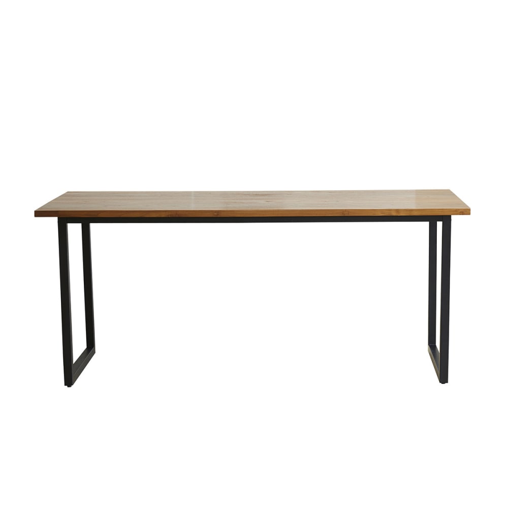 wohnli-moebel-suche-Tisch-aus-massivem-Teakholz-und-Metall-8-Pers Wohnli Möbelsuche - Tisch aus massivem Teakholz und Metall 8 Pers.