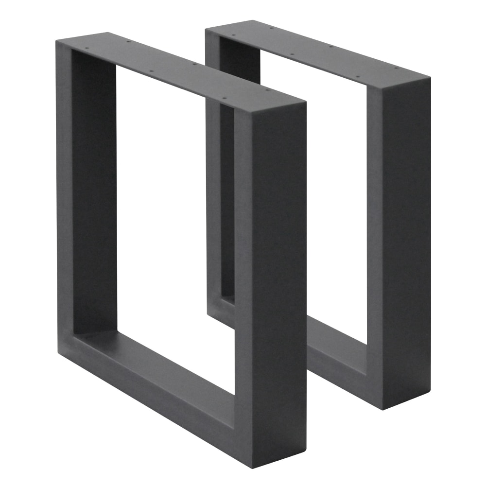 wohnli-moebel-suche-Tischbeine-2er-Set-40-x-43-cm-Anthrazit-aus-Stahl-Industriedesign Wohnli Möbelsuche - Tischbeine 2er Set 40 x 43 cm