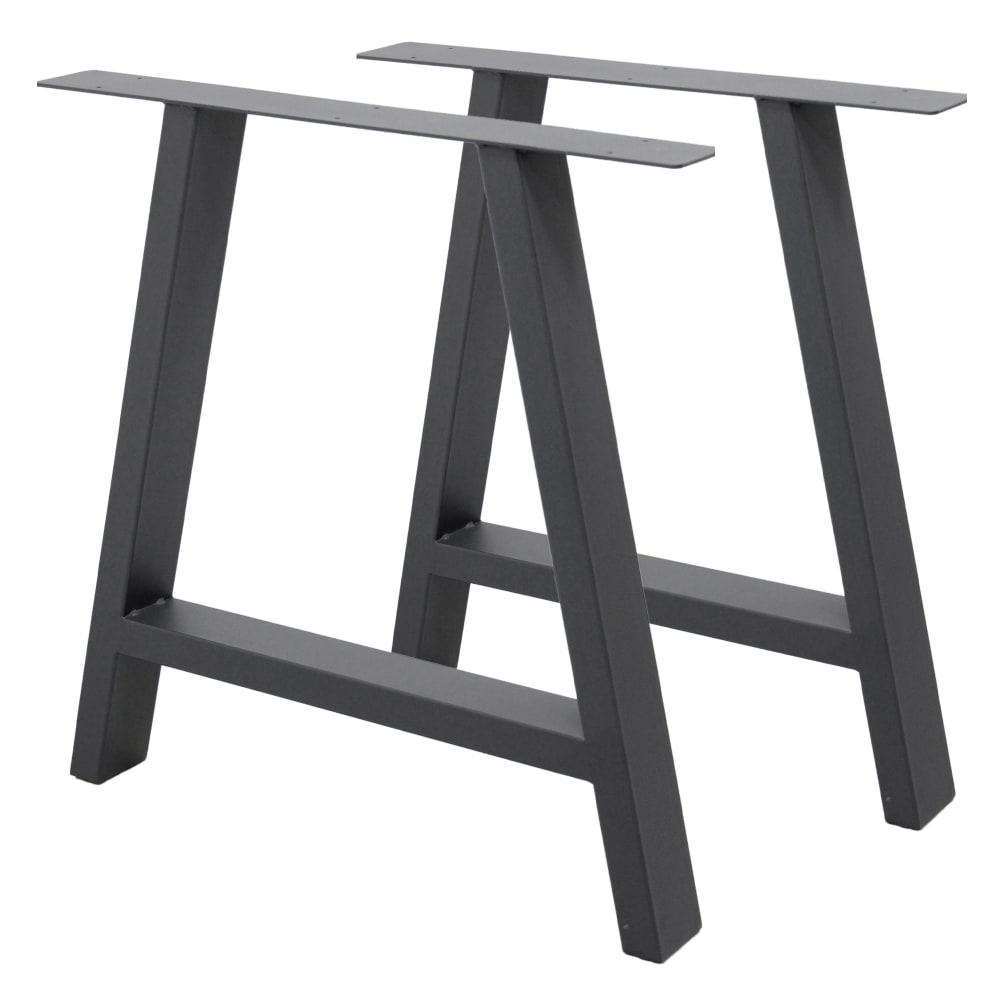 wohnli-moebel-suche-Tischbeine-2er-Set-70-x-72-cm-Anthrazit-A-Form-Stahl-Industrial Wohnli Möbelsuche - Tischbeine 2er Set 70 x 72 cm