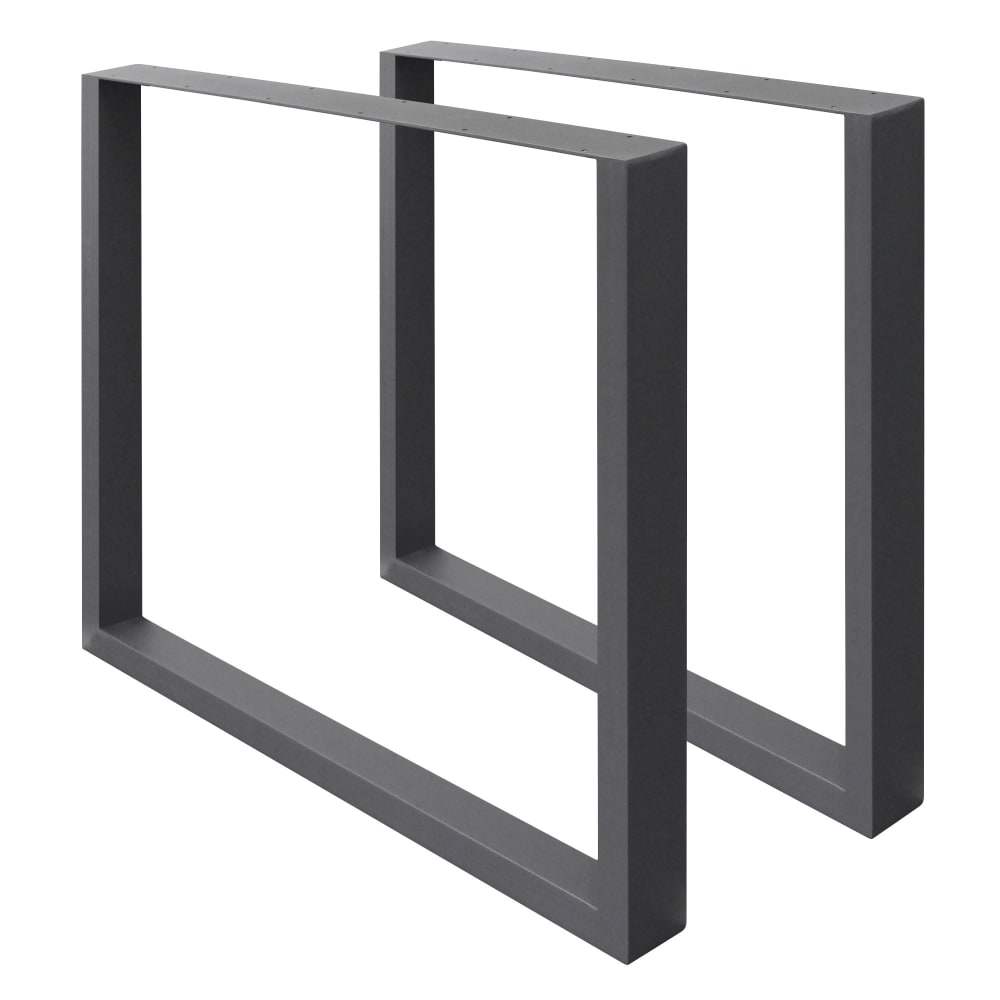 wohnli-moebel-suche-Tischbeine-2er-Set-70-x-72-cm-Anthrazit-aus-Stahl-Industriedesign Wohnli Möbelsuche - Tischbeine 2er Set 70 x 72 cm