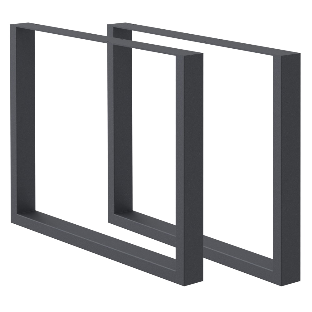 wohnli-moebel-suche-Tischbeine-2er-Set-80-x-72-cm-Anthrazit-aus-Stahl-Industriedesign Wohnli Möbelsuche - Tischbeine 2er Set 80 x 72 cm