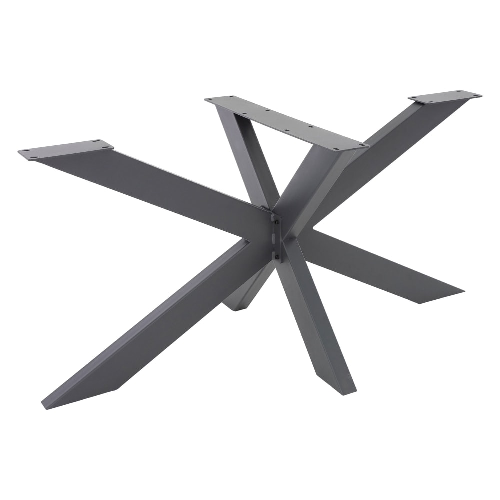 wohnli-moebel-suche-Tischgestell-Spider-120-x-78-x-71-cm-Anthrazit-X-Design-aus-Stahl Wohnli Möbelsuche - Tischgestell Spider 120 x 78 x 71 cm