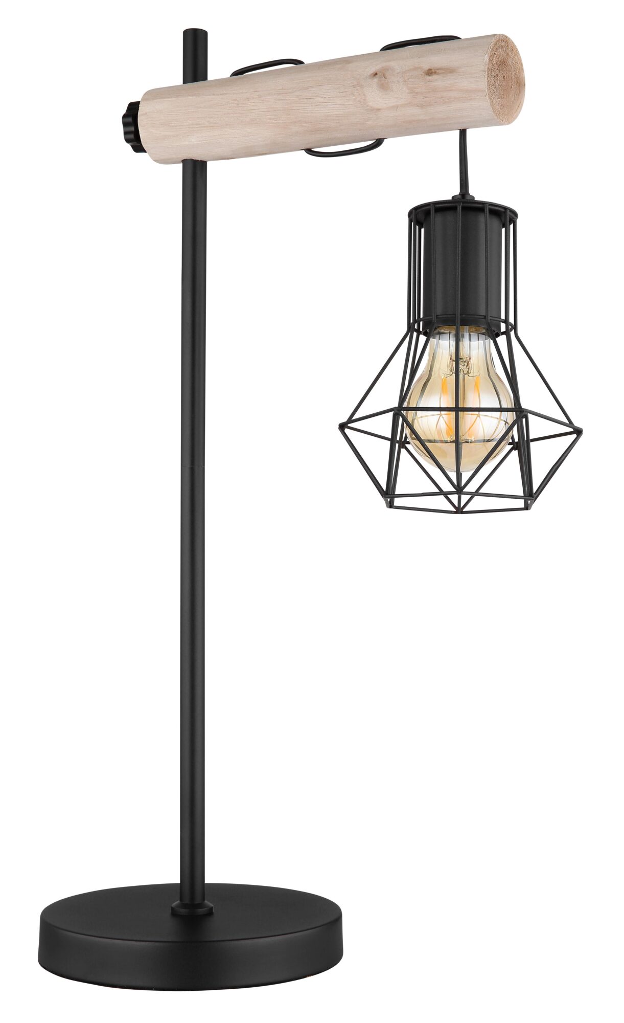 wohnli-moebel-suche-Tischleuchte-Priska-SchwarzNatur-max-40-Watt Wohnli Möbelsuche - Tischleuchte Priska Schwarz/Natur max. 40 Watt