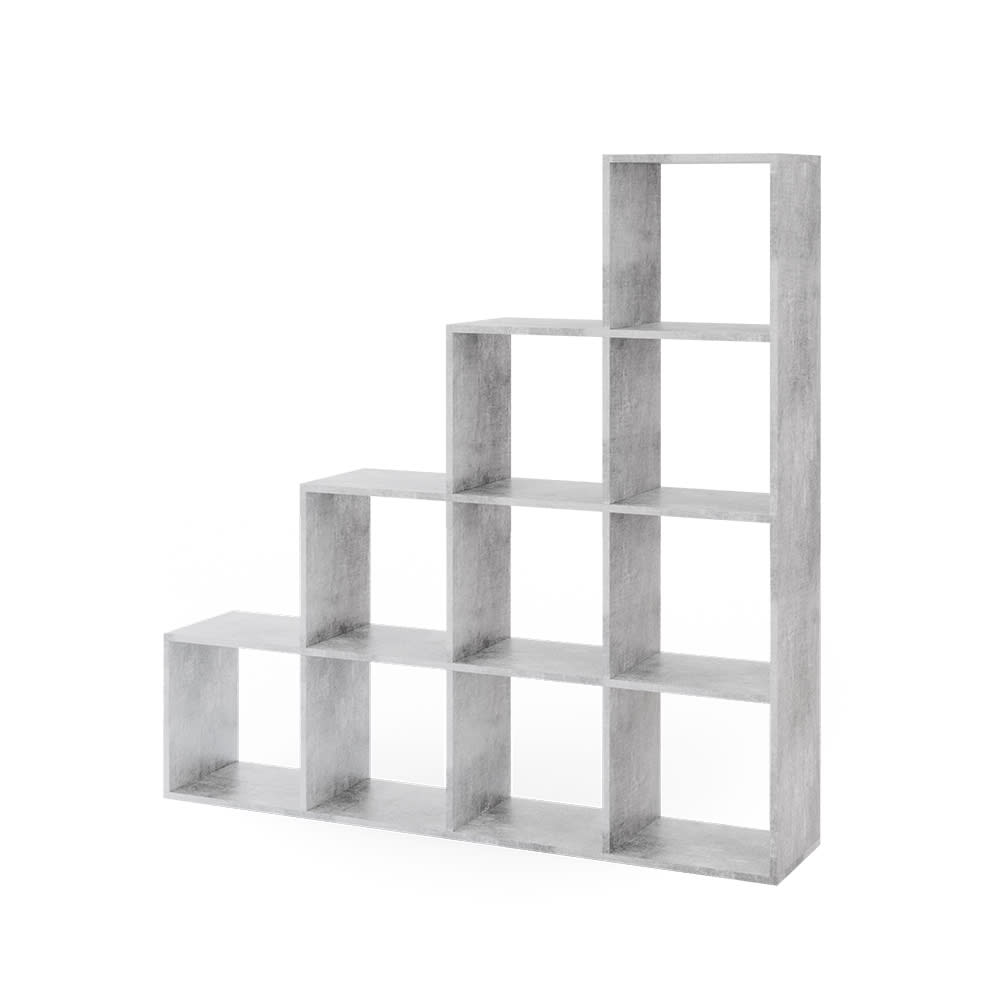 wohnli-moebel-suche-Treppenregal-Beton-142.5-x-140cm Wohnli Möbelsuche - Treppenregal