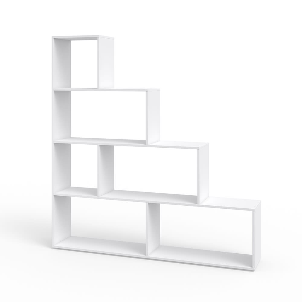 wohnli-moebel-suche-Treppenregal-Weiss-163-x-155cm Wohnli Möbelsuche - Treppenregal