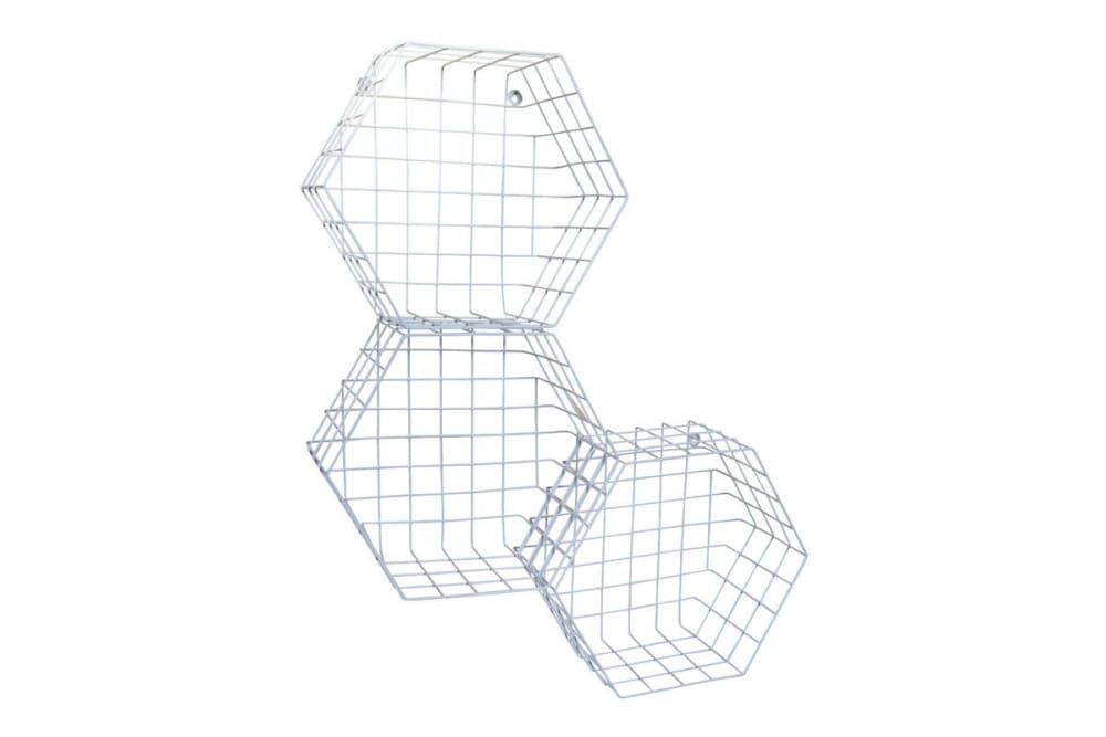 wohnli-moebel-suche-Trio-aus-Wandregalen-aus-Metall-weiss Wohnli Möbelsuche - Trio aus Wandregalen aus Metall