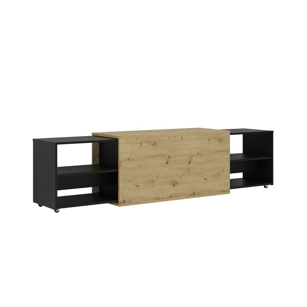 Wohnli Möbelsuche - Verstellbares TV-Möbel mit 4 Regalen - L194