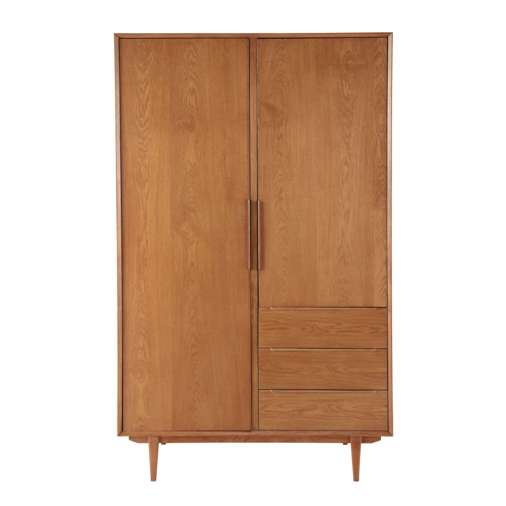 Wohnli Möbelsuche - Vintage Kleiderschrank mit 2 Türen und 3 Schubladen