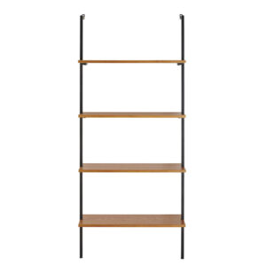 Wohnli Möbelsuche - Vintage-Wandregal aus schwarzem Metall