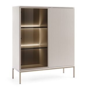 Wohnli Möbelsuche - Vitrine 2-türig mit LED