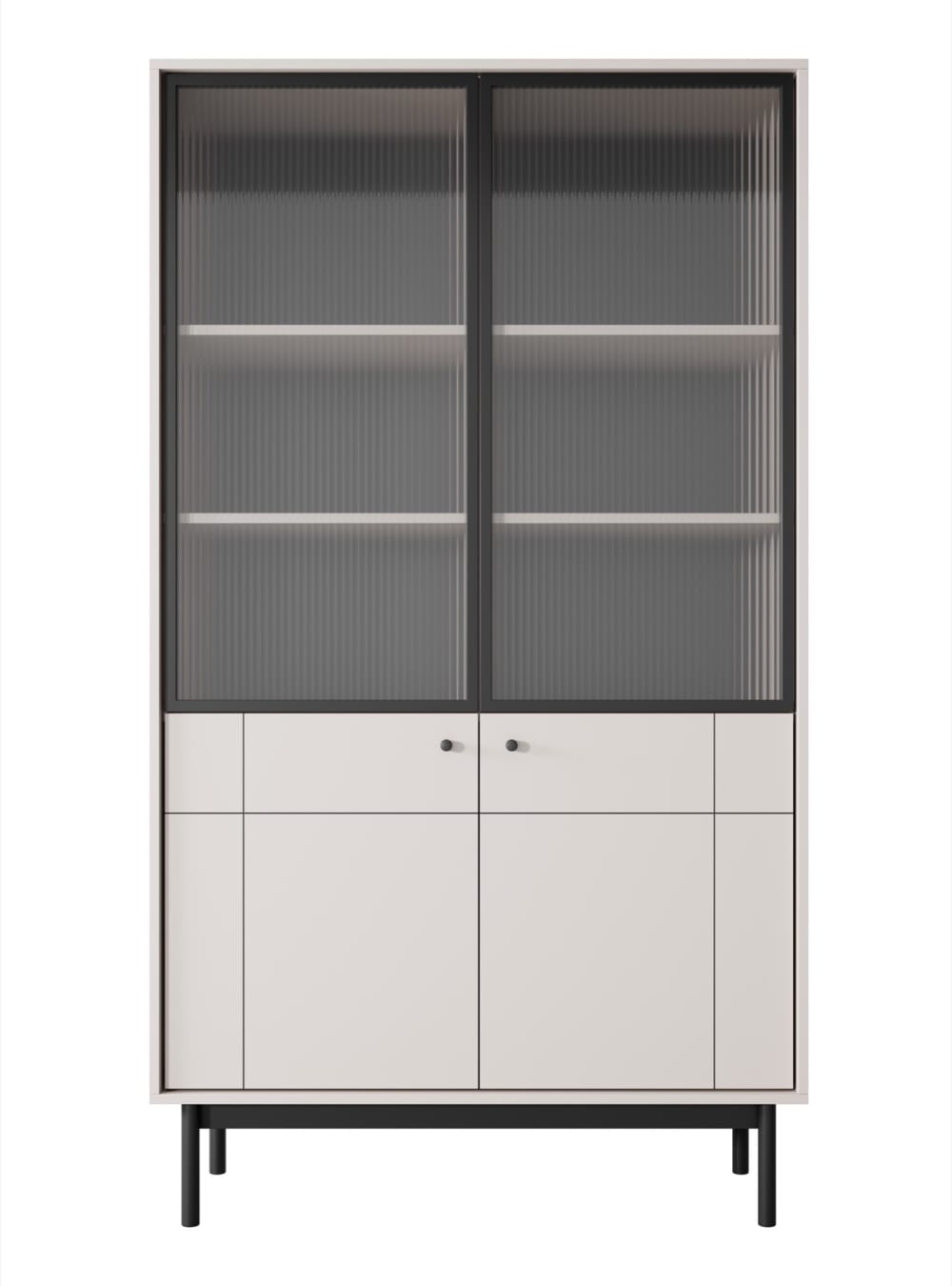 Wohnli Möbelsuche - Vitrine 4-türig