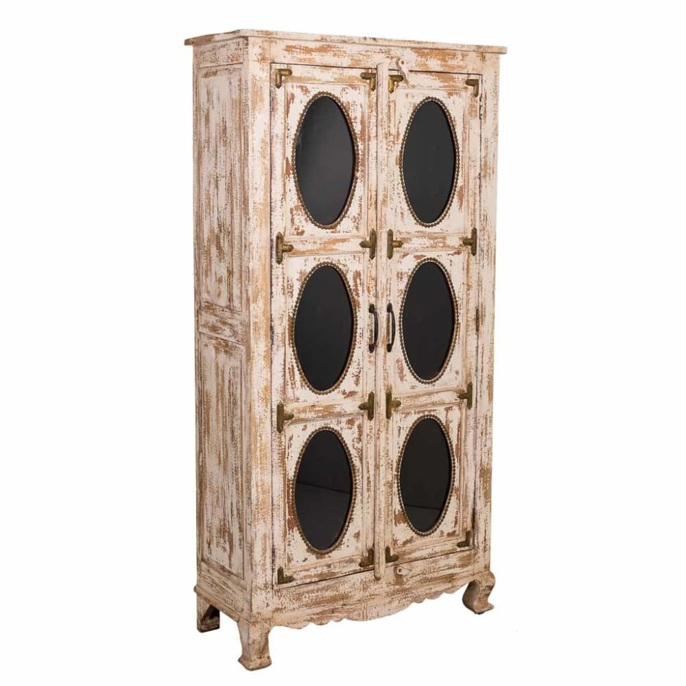 wohnli-moebel-suche-Vitrine-aus-Holz-91x40x183-braun Wohnli Möbelsuche - Vitrine aus Holz