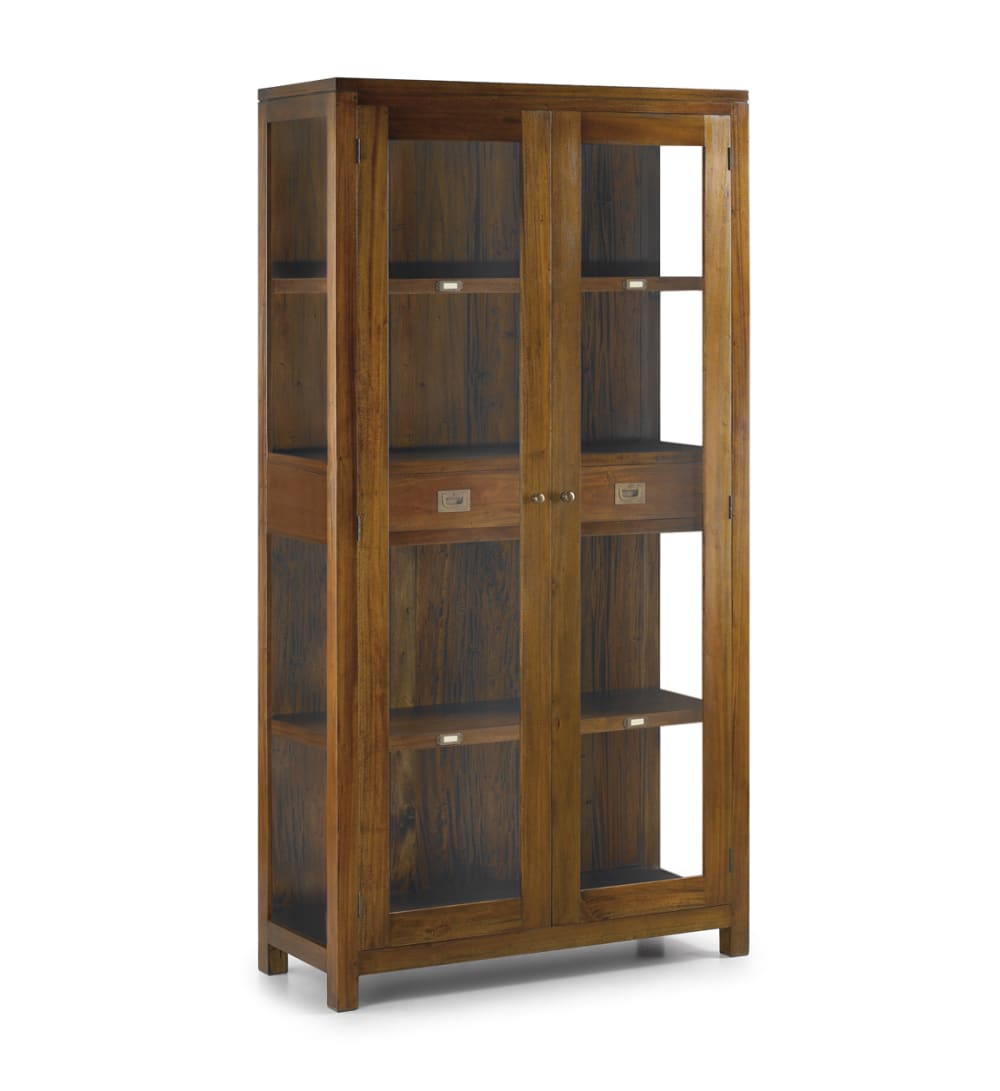 wohnli-moebel-suche-Vitrine-aus-Mahagoni-Holz-H-190-cm-braun Wohnli Möbelsuche - Vitrine aus Mahagoni-Holz