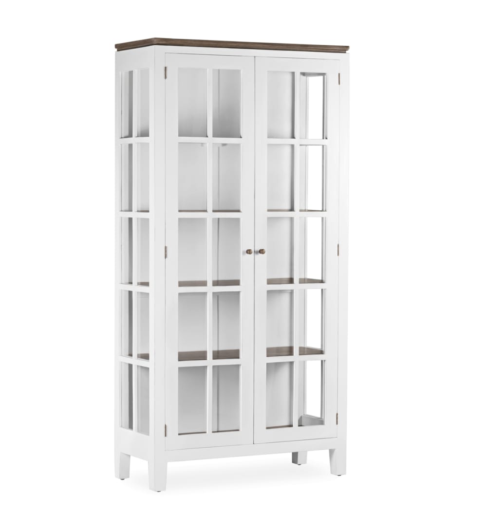 Wohnli Möbelsuche - Vitrine aus Mindi-Holz