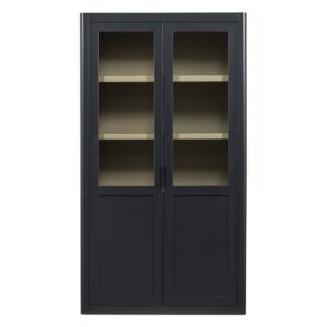 Wohnli Möbelsuche - Vitrine mit 2 Türen aus Kiefernholz