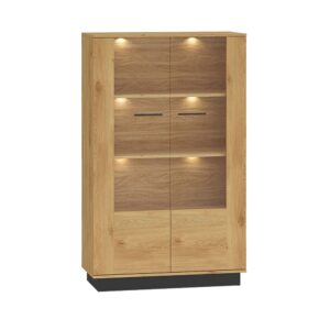 Wohnli Möbelsuche - Vitrine mit Beleuchtung aus Spanplatte