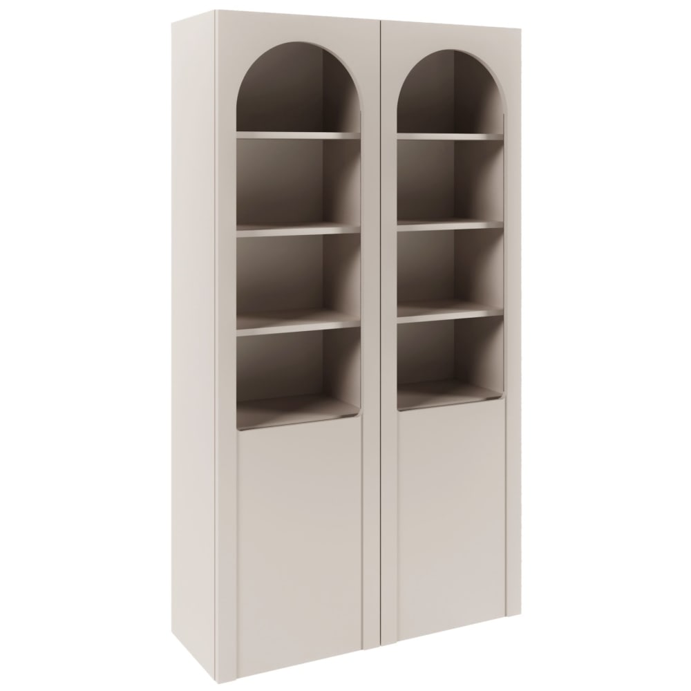 Wohnli Möbelsuche - Vitrine mit Bogentüren und Glasfronten