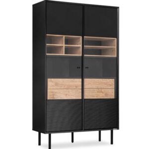 Wohnli Möbelsuche - Vitrinenschrank mit Kreuzeinlage