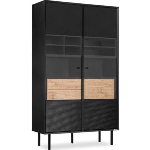 Wohnli Möbelsuche - Vitrinenschrank mit Kreuzeinlage