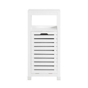 wohnli-moebel-suche-Waescheschrank-mit-ausklappbarem-Waeschesacken-MDF-Weiss Wohnli Möbelsuche - Wäscheschrank mit ausklappbarem Wäschesacken MDF Weiß