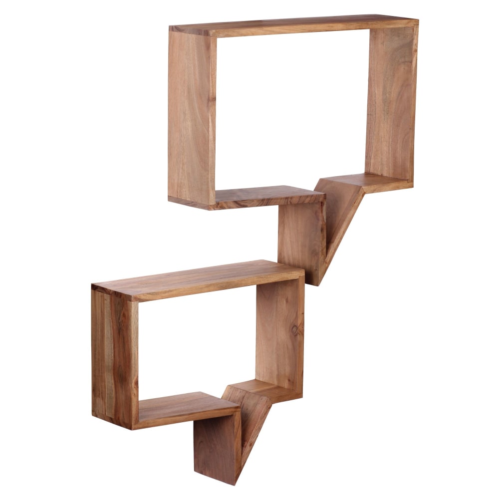 wohnli-moebel-suche-Wandregal-Sprechblasen-aus-Akazie-Braun Wohnli Möbelsuche - Wandregal Sprechblasen aus Akazie