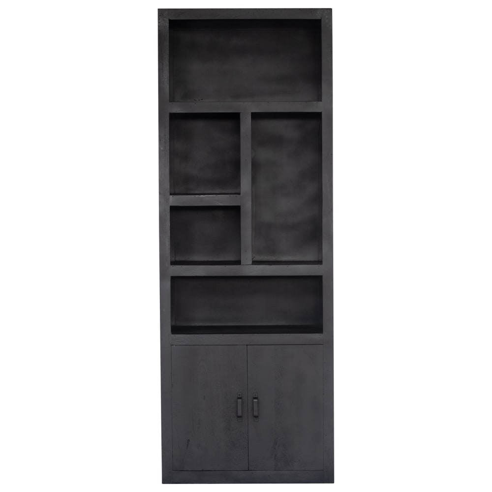 Wohnli Möbelsuche - Wandregal aus Mangoholz 80x45x220cm