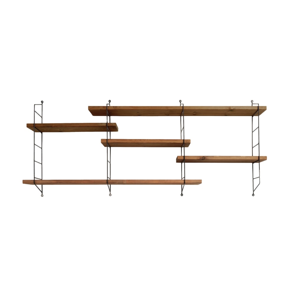 Wohnli Möbelsuche - Wandregal aus Massivholz