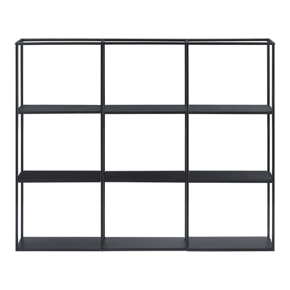 Wohnli Möbelsuche - Wandregal aus Metall 110 x 130 x 18 cm