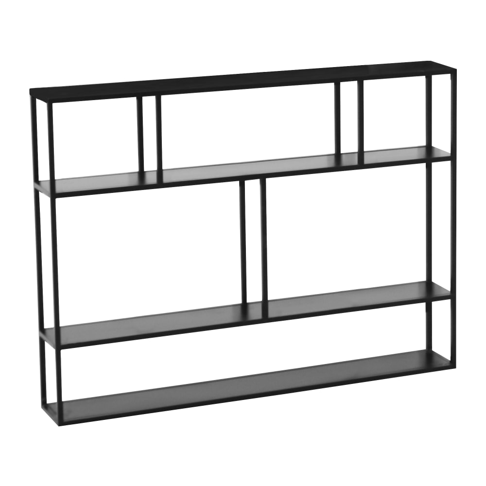 Wohnli Möbelsuche - Wandregal aus Metall 90 x 120 x 18 cm