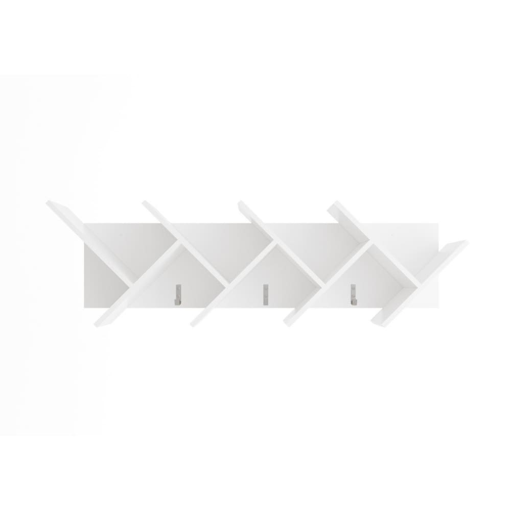 wohnli-moebel-suche-Wandregal-fuer-Buecher-L127.5-cm-Weiss Wohnli Möbelsuche - Wandregal für Bücher L127.5 cm - Weiß
