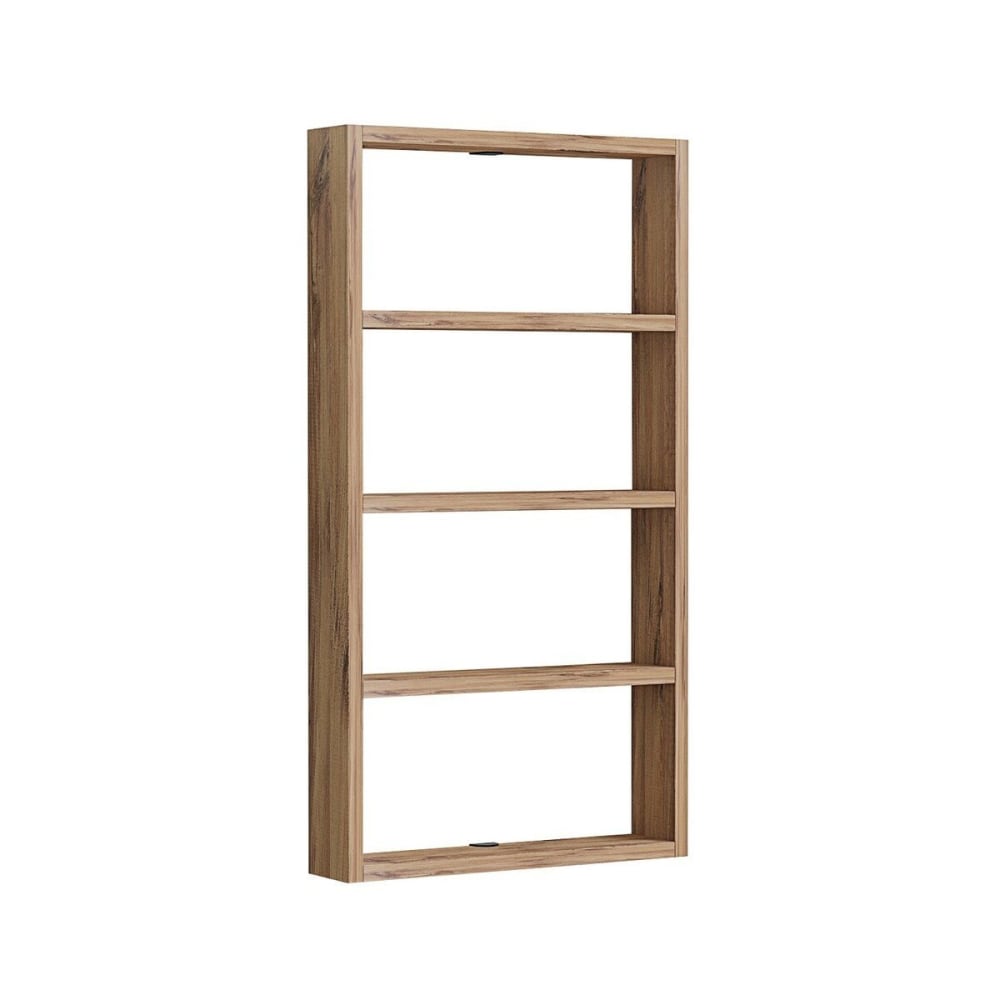 Wohnli Möbelsuche - Wandregal mit 4 Ablagen H80 cm - LYA - Dekor Atlantische Kiefer