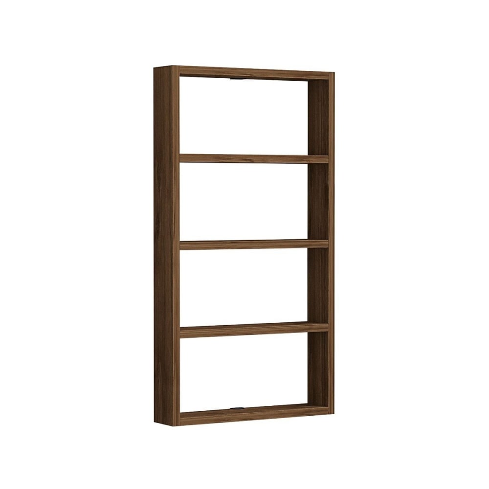 wohnli-moebel-suche-Wandregal-mit-4-Ablagen-H80-cm-LYA-Dekor-Nussbaum Wohnli Möbelsuche - Wandregal mit 4 Ablagen H80 cm - LYA - Dekor Nussbaum