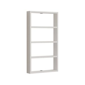 wohnli-moebel-suche-Wandregal-mit-4-Ablagen-H80-cm-LYA-Weiss Wohnli Möbelsuche - Wandregal mit 4 Ablagen H80 cm - LYA - Weiß