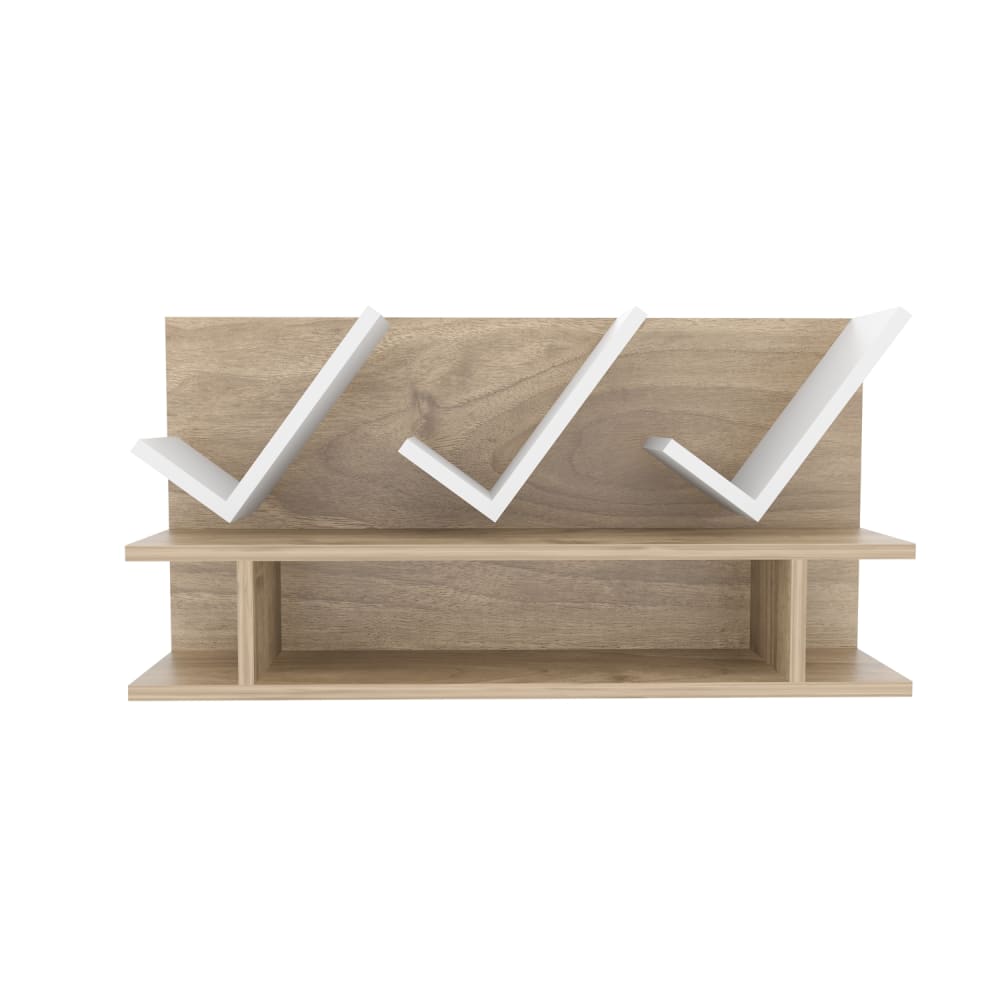 wohnli-moebel-suche-Wandregal-mit-4-Faechern-braun-und-weiss-45x90x23-cm Wohnli Möbelsuche - Wandregal mit 4 Fächern