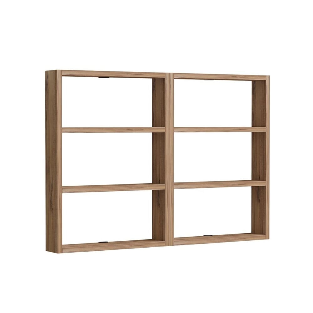 wohnli-moebel-suche-Wandregal-mit-6-Ablagen-H60-cm-JOY-Dekor-Atlantische-Kiefer Wohnli Möbelsuche - Wandregal mit 6 Ablagen H60 cm - JOY - Dekor Atlantische Kiefer