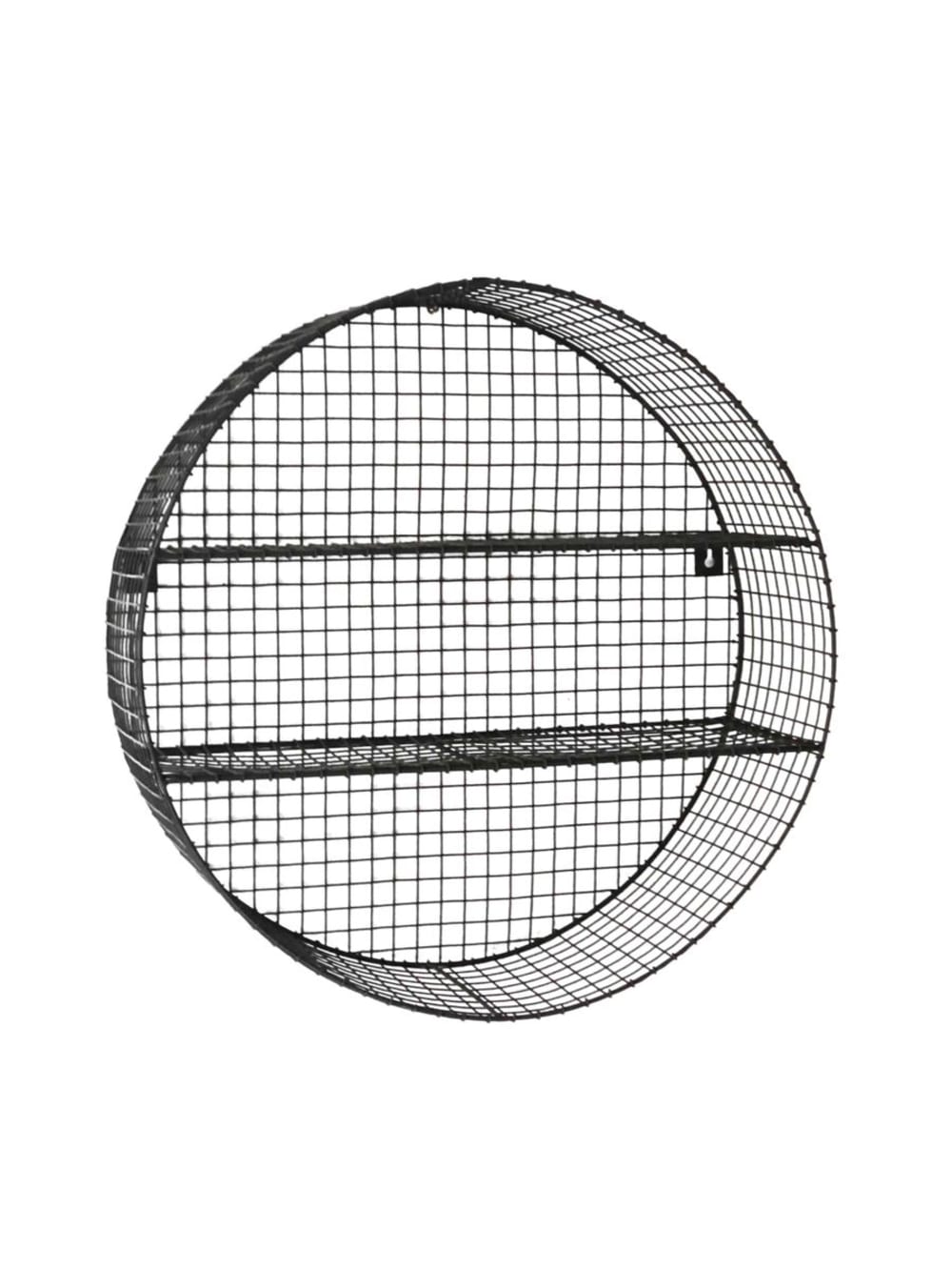 wohnli-moebel-suche-Wandregal-rund-Metallgitter Wohnli Möbelsuche - Wandregal rund Metallgitter
