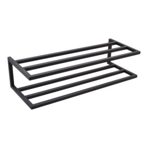 wohnli-moebel-suche-Wandschuhregal-aus-Metall-80x30x20-cm-Schwarz Wohnli Möbelsuche - Wandschuhregal aus Metall