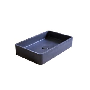 Wohnli Möbelsuche - Waschbecken aus schwarzem Terrazzo