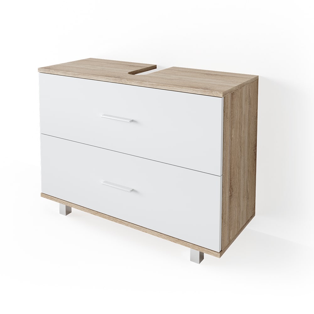wohnli-moebel-suche-Waschbeckenunterschrank-WeissSonoma-80-x-60.8cm Wohnli Möbelsuche - Waschbeckenunterschrank