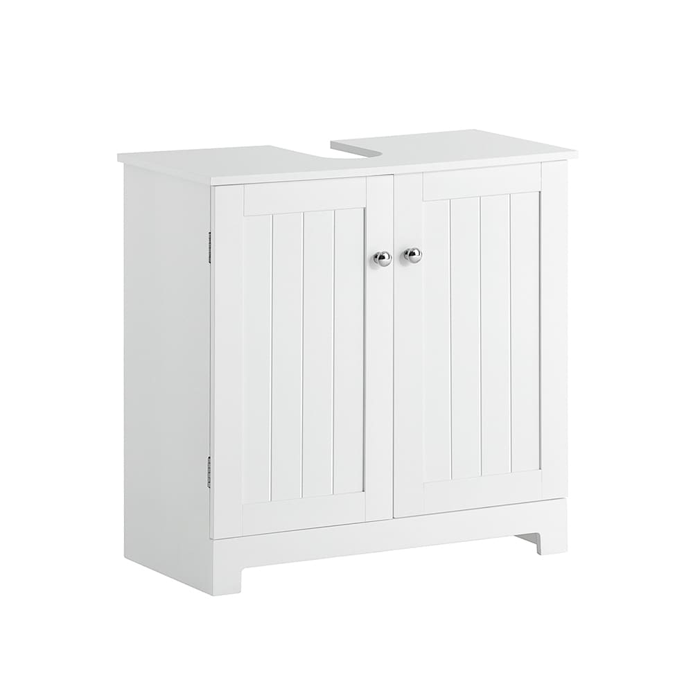 Wohnli Möbelsuche - Waschbeckenunterschrank mit 2 Türen MDF Weiß