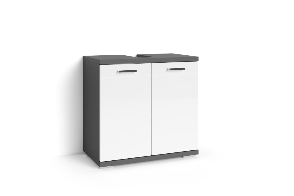 Wohnli Möbelsuche - Waschbeckenunterschrank mit Hochglanz Front