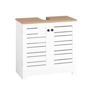 wohnli-moebel-suche-Waschbeckenunterschrank-mit-Lamellentueren-MDF-Weiss Wohnli Möbelsuche - Waschbeckenunterschrank mit Lamellentüren MDF Weiß