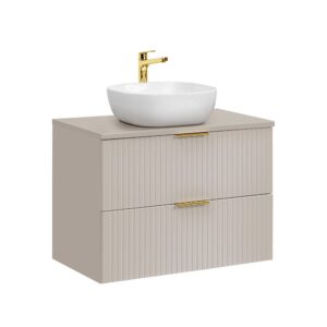 wohnli-moebel-suche-Waschtisch-2-Schubladen-Beige-80cm Wohnli Möbelsuche - Waschtisch 2 Schubladen