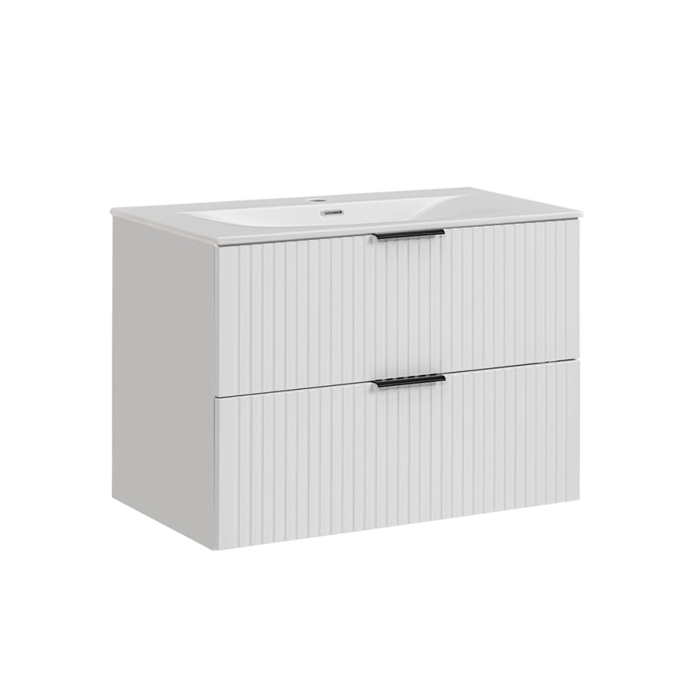 wohnli-moebel-suche-Waschtisch-2-Schubladen-Weiss-80cm Wohnli Möbelsuche - Waschtisch 2 Schubladen