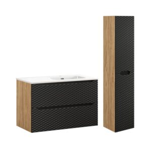 Wohnli Möbelsuche - Waschtisch und Hängesäule 2 Schubladen